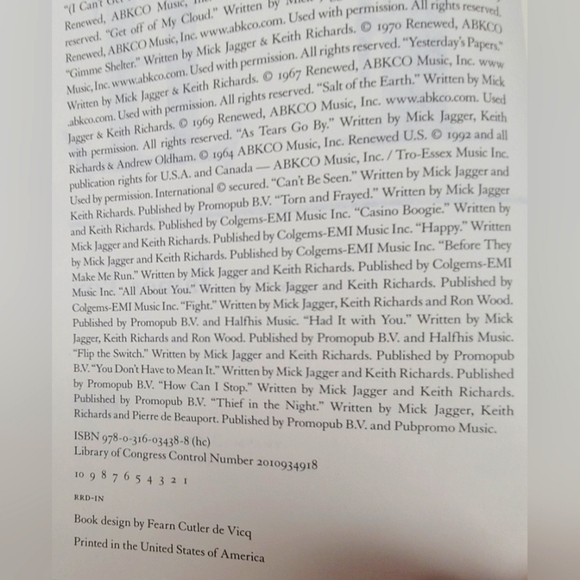 1st Edition Keith Richards: Life a Biography - Picture 5 of 9